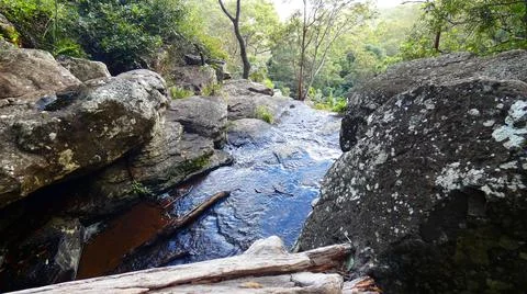 Mountain Waterstream Stock-Fotos