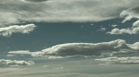 Mountain Wave Clouds Stock Footage 54758069