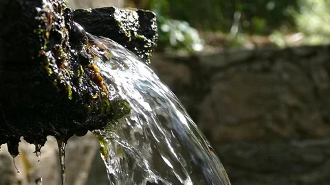 Mountain wellspring. Stock Footage 80186943