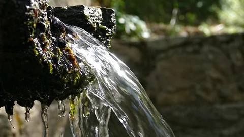 Mountain wellspring. Stock Footage 80187007