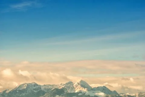 Mountain wendelstein Foto stock
