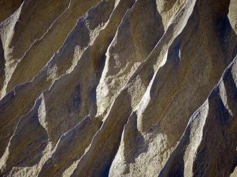 Mountain of white sand. Stock Photos