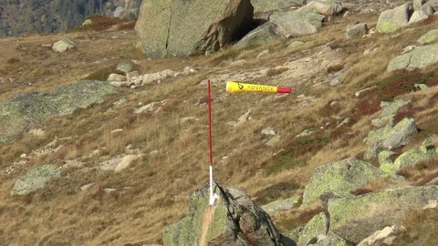 Mountain Windsock Stock Footage 97472573