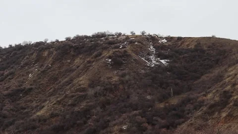 Mountain Winter Background Stock Footage 167855075