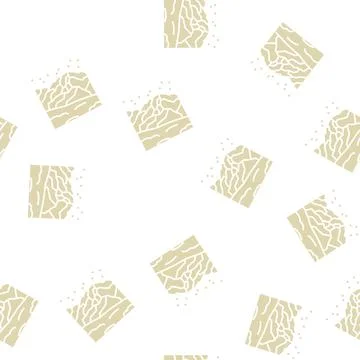 Mountain winter glyph seamless pattern Illustrazione stock