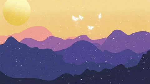 Mountain winter landscape with snow Stock Footage 279433452