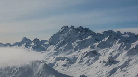 Mountain winter landscape Tirol time lapse 4K ultra HD Stock Footage 36149125
