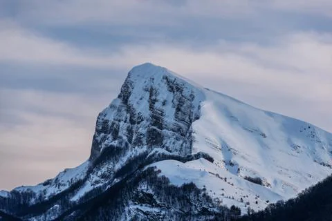 Mountain in winter Foto stock