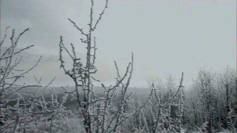 Mountain winter scenery Stock Footage 235277568