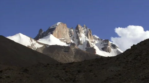 Mountain zoom out 3 Stock Footage 268257