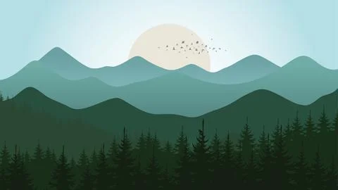 Mountain5 Illustrazione stock