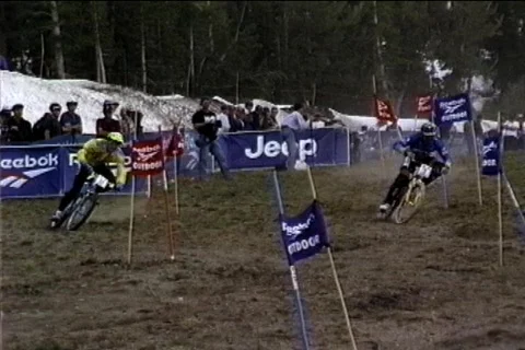 Mountainbike-05 Stock Footage 94516