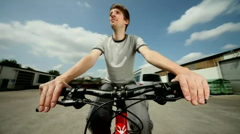 Mountainbike Stock Footage 492237