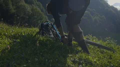 Mountainbike Stock Footage 99365235