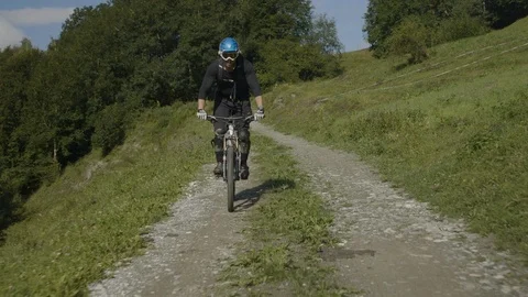 Mountainbike Stock Footage 99367195