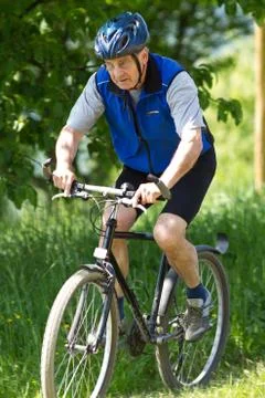 Mountainbiker Stock Photos