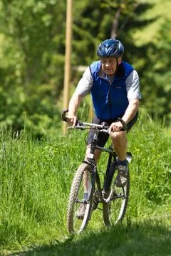 Mountainbiker Stock Photos