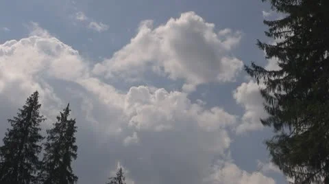 Mountain,clouds time lapse Video stock 11953178