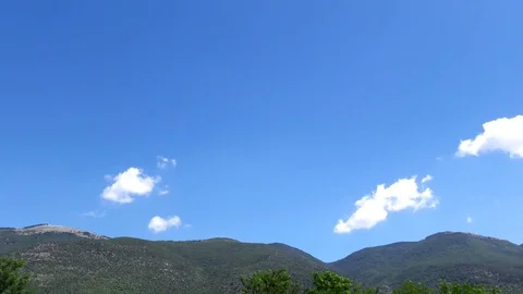 Mountain&amp;Clouds Time Lapse Stock Footage 77647100