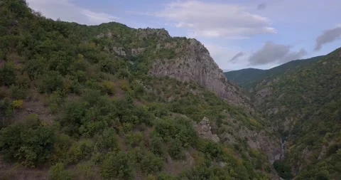 MountainDroneShoT RevealRocks,Trees Stockbeeldmateriaal 235707136