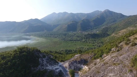Mountaine lake Video stock 77590647