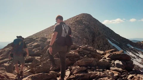 Mountaineering Sing Peak Stock Footage 117733913