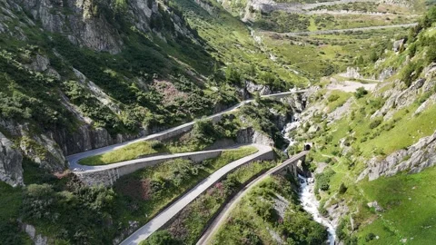 Mountain.Highway.2.Switzerland.2506 Video stock 313435407