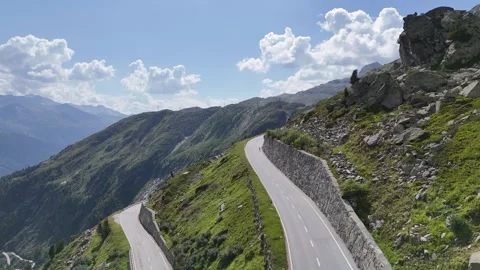 Mountain.Highway.Switzerland.2506 Video stock 313435467