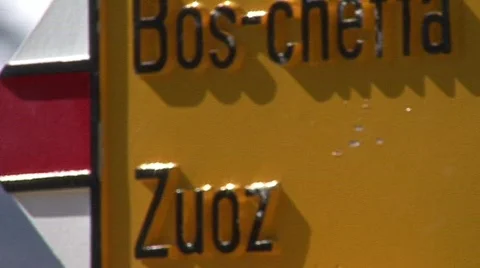 MountainHikingSign 2 Stock Footage 482090