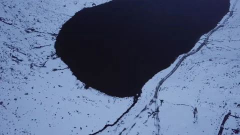 Mountainlake from above Video stock 170194488