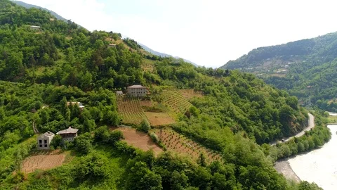 Mountainous in Adjara - Georgia Stock Footage 108491478