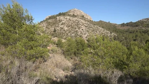 A mountainous landscape Stock Footage 96211275