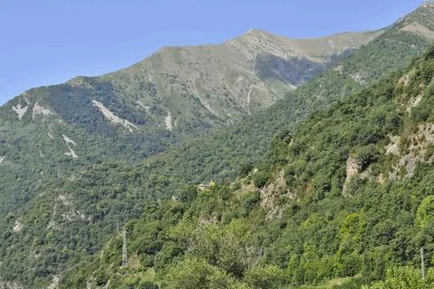 Mountainous Landscape View Stock Photos