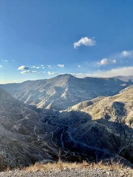Mountainous landscape view Stock Photos