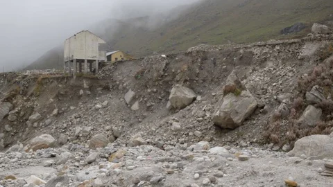 Mountainous river flowing 스톡 동영상 123269655