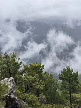 Mountainous rocky path Foto stock