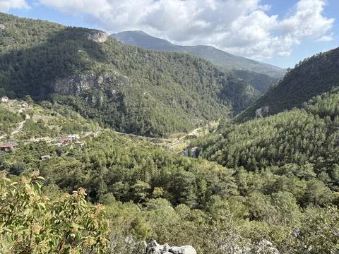 Mountainous scenic view Foto stock