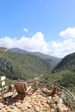 Mountainous scenic view Foto stock