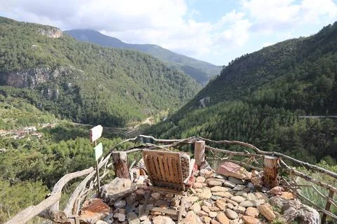 Mountainous scenic view Stock-Fotos