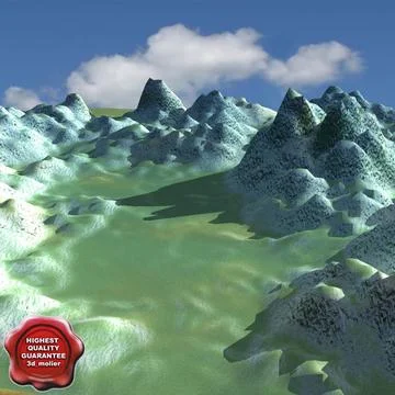 Mountains 3D Model