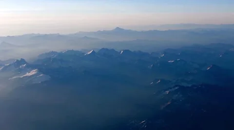 Mountains from Above Stock Footage 48632510
