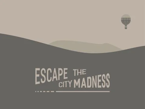 Mountains abstract background Stock Illustration