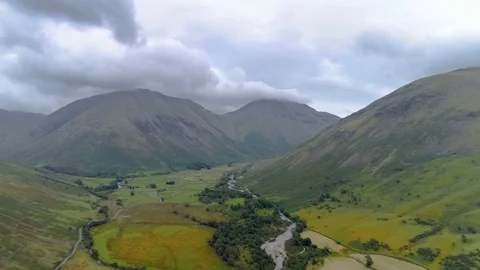 Mountains Aerial Panorama, Hyperlapse 스톡 동영상 78698493