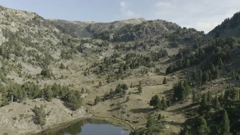 Mountains Aerial Shot Stock Footage 201530348