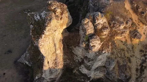 Up the Mountains, Aerial View Stock Footage 145725792