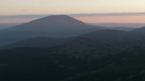 Mountains after sunset Stock Footage 223481263