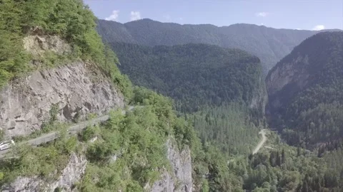 Mountains against the background of a clear sky. Stock Footage 148655980