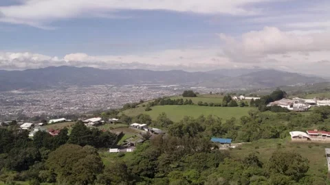 Mountains from the air in 4k drone Stock Footage 254825369