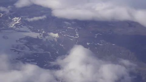 Mountains from an airplane Stock Footage 249250286