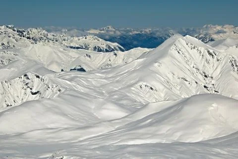 Mountains in the Alps Stock Photos